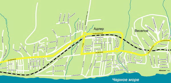 Где находится г.адлер Где находится г.адлер